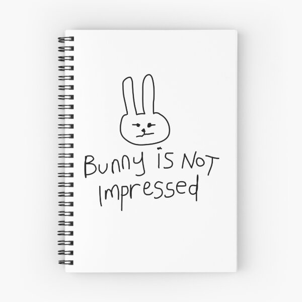 Item preview, Bunny Is Not Impressed Funny Sarcastic Cute Rabbit Design designed and sold by BobbyRocks.