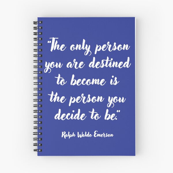 Item preview, The only person you are . . . Ralph Waldo Emerson Quotation designed and sold by CharlottePlaceArt.