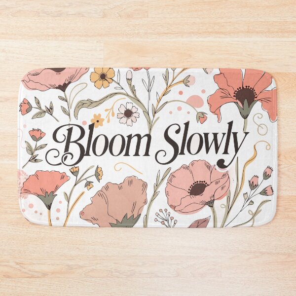 Item preview, Bloom Slowly Vintage Floral Botanical Art designed and sold by Print culturee.