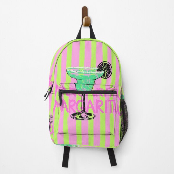 Item preview, Trendy Pink Stripes Margarita Summer Illustration designed and sold by MaiZephyr.