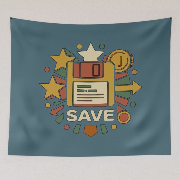 Item preview, Retro Floppy Disk designed and sold by elife.ds.