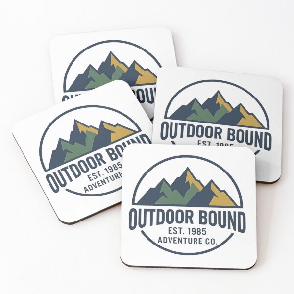 Item preview, Outdoor Bound Adventure Co. Est. 1985 Mountain Badge designed and sold by Owcomm.
