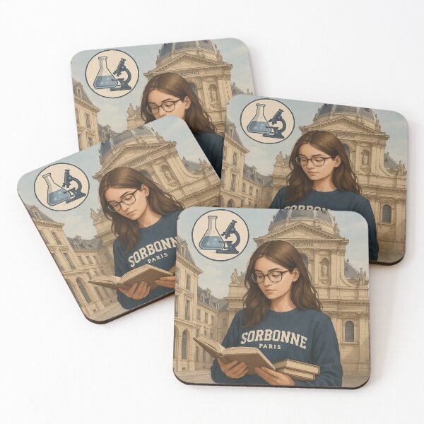 Item preview, La Science Est Belle – Sorbonne Girl with Books & Science designed and sold by AiHouses.