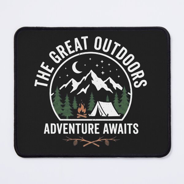 Item preview, The Great Outdoors Adventure Awaits Camping Scene designed and sold by Owcomm.