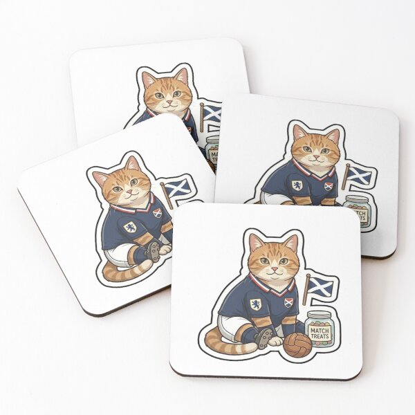 Item preview, Cute Soccer Player Ginger Cat with Match Day Treats Sticker designed and sold by Purely Art Shop.