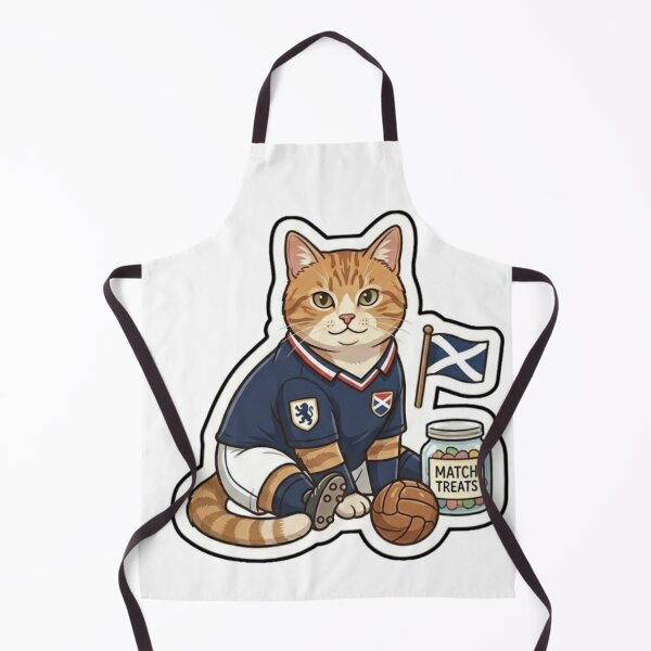 Item preview, Cute Soccer Player Ginger Cat with Match Day Treats Sticker designed and sold by Purely Art Shop.