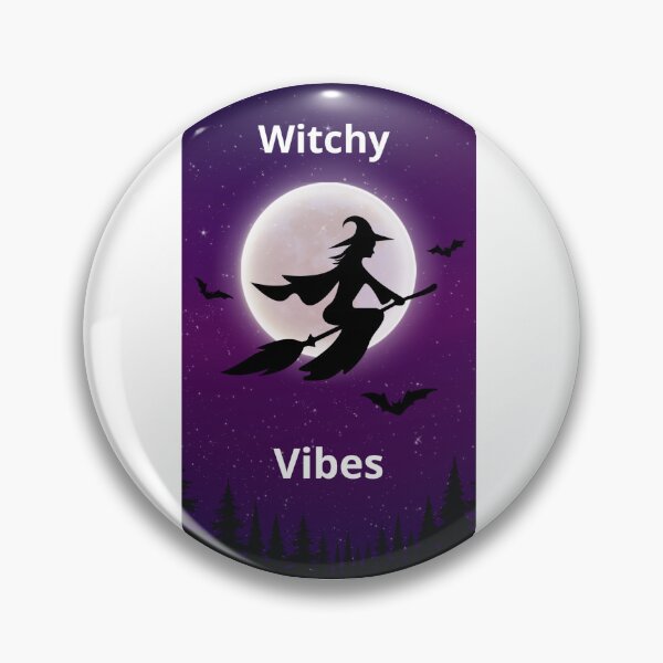Item preview, Witchy Vibes Aesthetic Design - Spooky Cute Halloween Witch Moon designed and sold by Mastalina99.