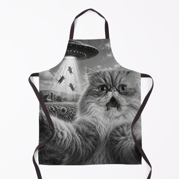 Item preview, Cat Selfie With Alien UFO Funny Cat Gifts designed and sold by will freed18.