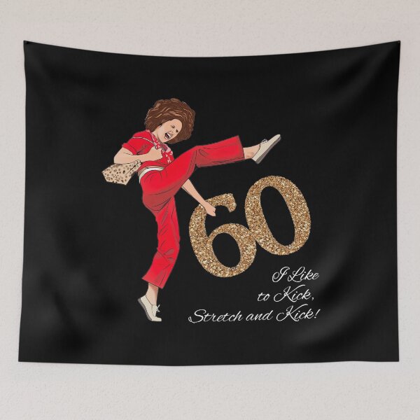 Item preview, I'm 60 and I like to Kick, Sally O'Malley is 60 ,60th Birthday, I'm 50 and I like to Kick, Sally O'Malley is 50, 50th Birthday, 50 Year Old designed and sold by M-Andrews.