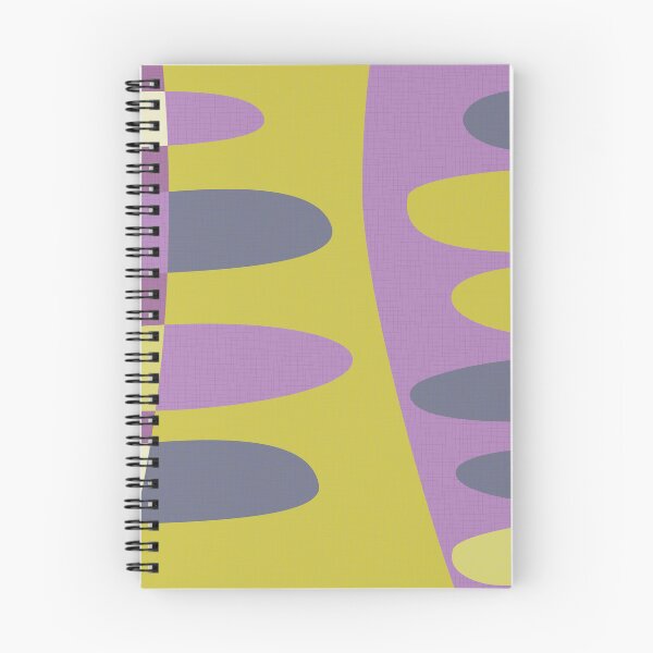 Item preview, MCM abstract shapes - lime green and purple designed and sold by JMgraphic.