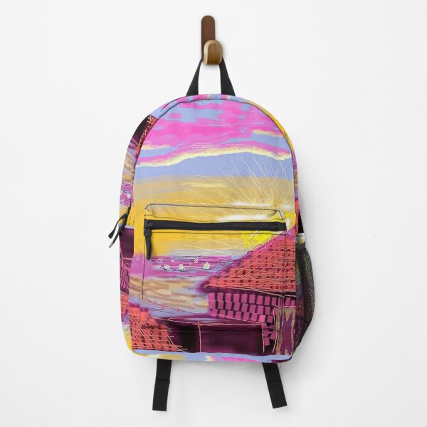 Item preview, David Hockney Inspired Poolside Pop Art | Vibrant Modern California Style designed and sold by Bondira-Spono.