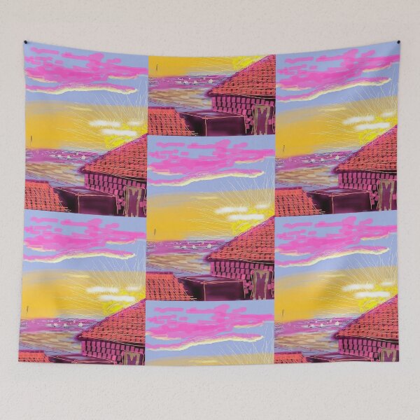 Item preview, David Hockney Inspired Poolside Pop Art | Vibrant Modern California Style designed and sold by Bondira-Spono.