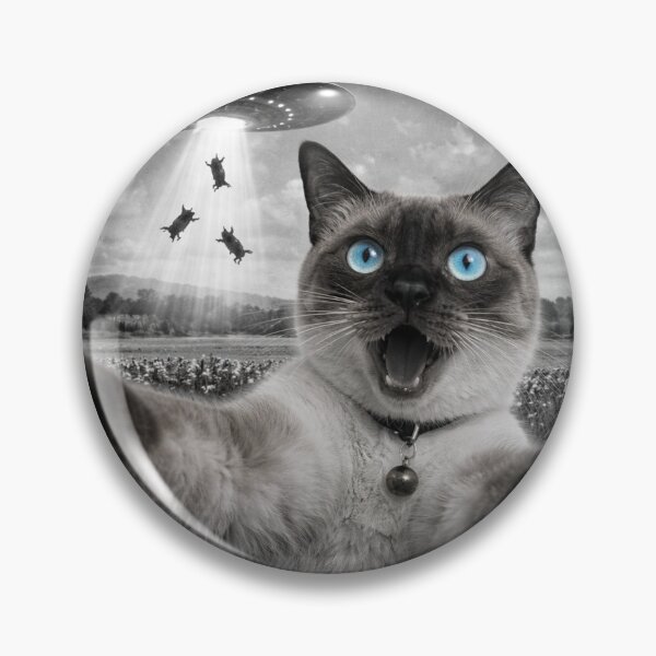 Item preview, Alien Cat Selfie UFO Gifts Men Teen Boys Graphic designed and sold by will freed18.