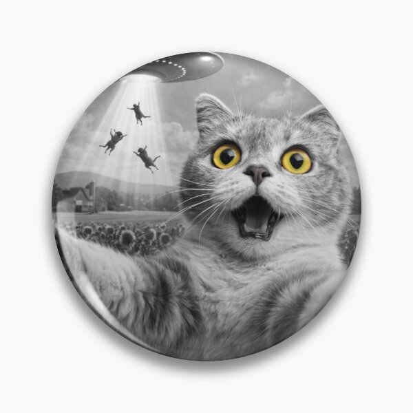 Item preview, Alien Cat Selfie UFO Gifts Men Teen Boys Graphic Funny Cat designed and sold by will freed18.