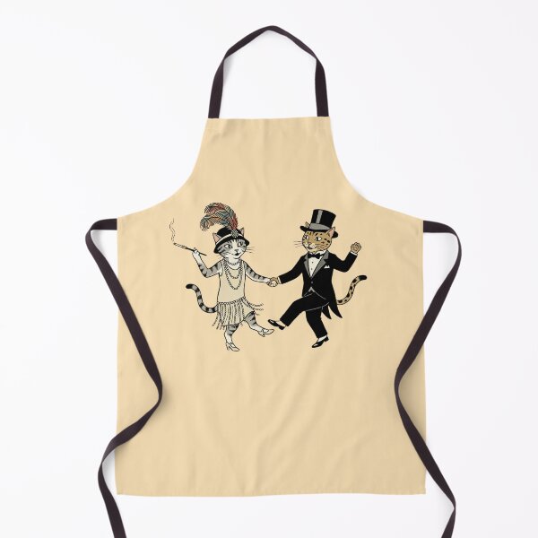 Item preview, Puttin' On The Ritz – 1920s Art Deco Dancing Cats designed and sold by MiowandMolly.
