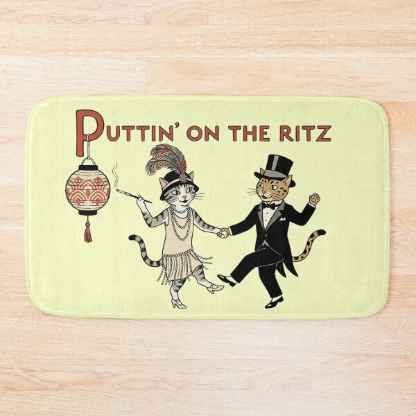 Item preview, Puttin' On The Ritz – 1920s Art Deco Dancing Cats designed and sold by MiowandMolly.