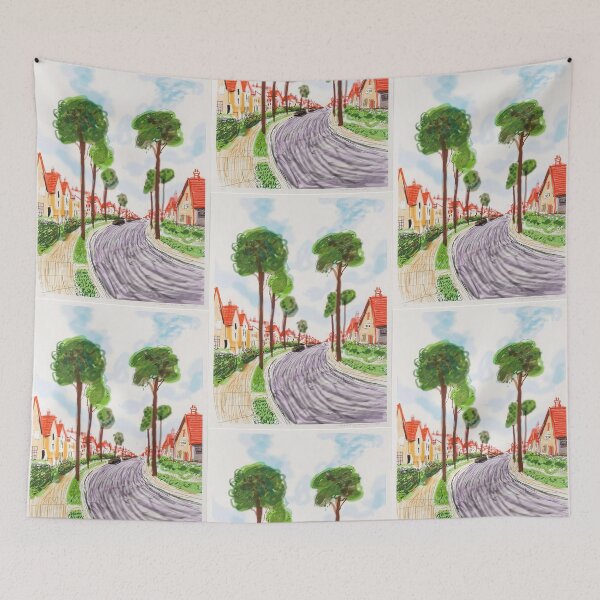 Item preview, David Hockney Inspired Poolside Pop Art | Vibrant Modern California Style designed and sold by Bondira-Spono.