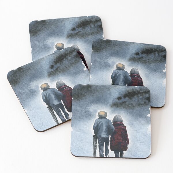 Item preview, After the Storm - Couple Walking - Together Forever designed and sold by Cass Harker Studio.