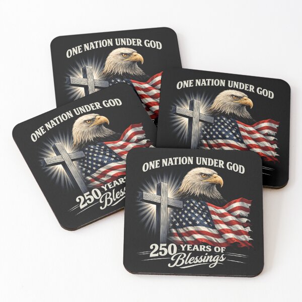 Item preview, One Nation Under God 250 Years USA Independence Day, 177-2026 designed and sold by will freed18.