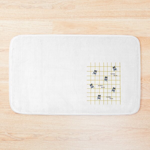 Item preview, Mustard checkered with Shiba inu (dog) puppy designed and sold by ShibaCruise-On.