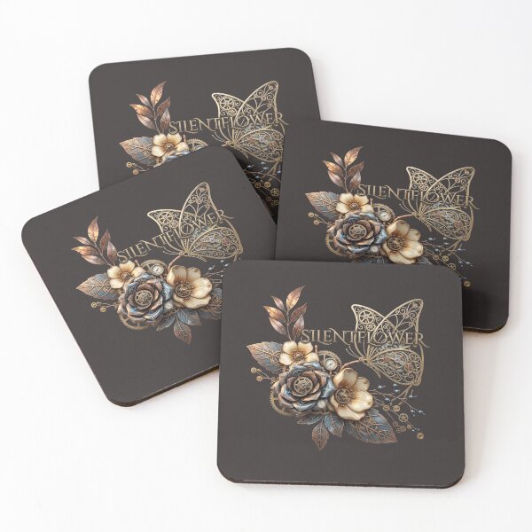 Item preview, Steampunk Butterfly Floral SilentFlower Design  designed and sold by SilentFlower.