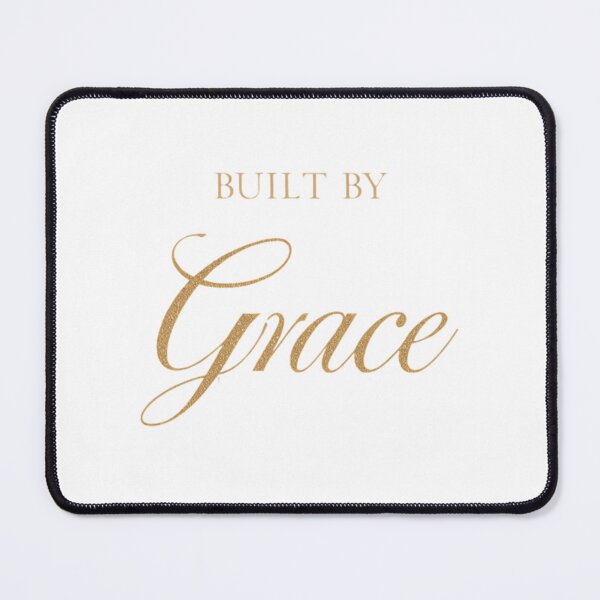 Item preview, Built By Grace Shirt | Christian Fitness Motivation Faith Apparel designed and sold by guchieworldcollection.