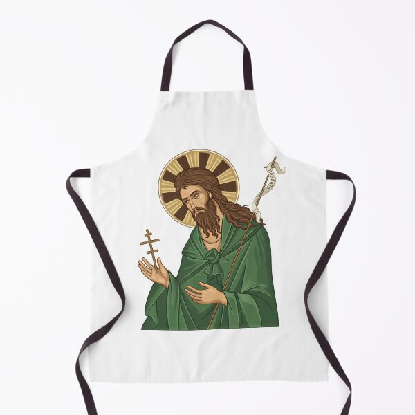 Item preview, Saint John Baptist East Europian Church Orthodox Religion Icon designed and sold by Blok45.