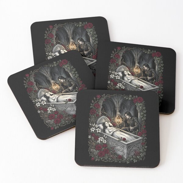 Item preview, Romeo And Juliet Tragic Crypt Scene Star Crossed Lovers designed and sold by Fenay Designs.