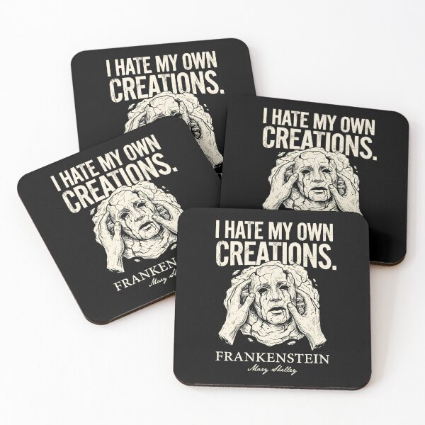 Item preview, I Hate My Own Creations Frankenstein Mary Shelley Funny Artist designed and sold by Fenay Designs.