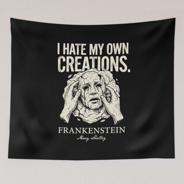 Item preview, I Hate My Own Creations Frankenstein Mary Shelley Funny Artist designed and sold by Fenay Designs.