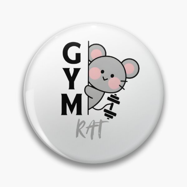 Item preview, Lindo ratón de gimnasio: divertido diseño de ratón para amantes del gimnasio y el entrenamiento. designed and sold by Rebel Weave.