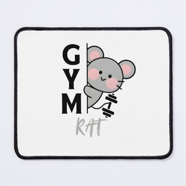 Item preview, Cute Gym Rat – Funny Fitness Mouse Workout Gym Lover Design designed and sold by Rebel Weave.