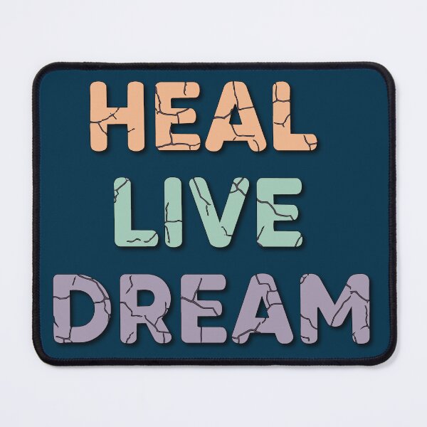 Item preview, Heal Live Dream Minimalist Typography - Mental Health Healing Quote designed and sold by ُEldalal-Design.