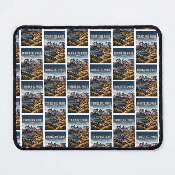 Item preview, Torres del Paine National Park Wildlife and Mountains designed and sold by NeuralVibe.