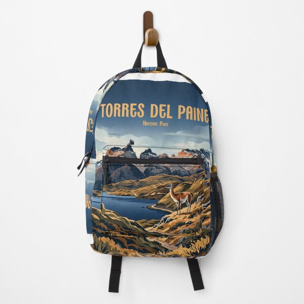 Item preview, Torres del Paine National Park Wildlife and Mountains designed and sold by NeuralVibe.
