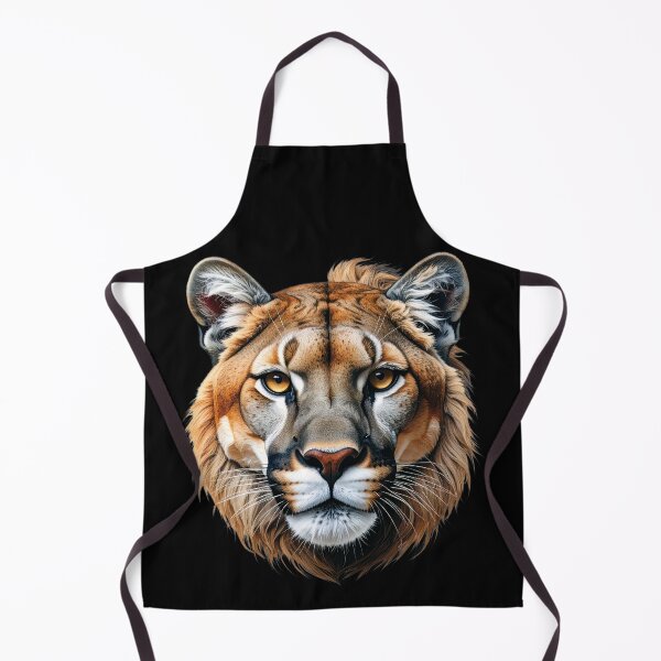 Item preview, A disturbing portrait of a Puma & Lion hybrid feline! (Digital illustration) designed and sold by Alan-David.