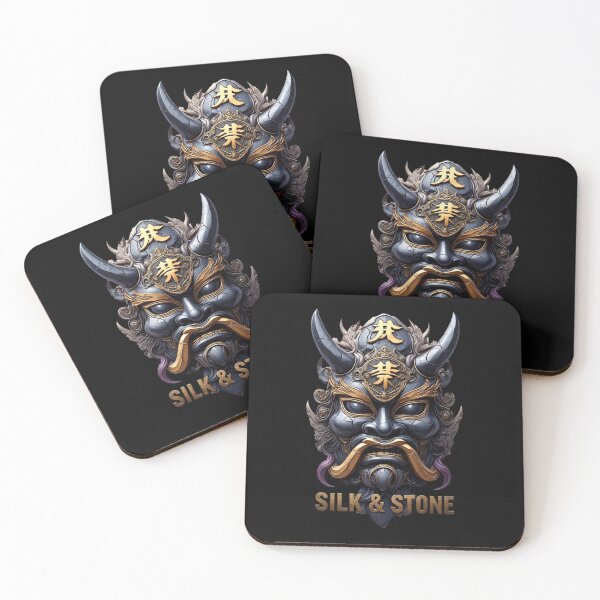 Item preview, Silk & Stone - Ronin Spirit Hannya Gold & Stone_ Edition_04 designed and sold by Shift-Bloom.