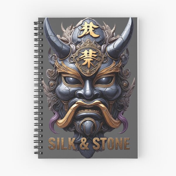 Aperçu de l'œuvre Soie et pierre - Ronin Spirit Hannya Gold & Stone_ Edition_04 créée et vendue par Shift-Bloom.