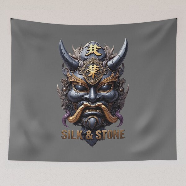 Item preview, Silk & Stone - Ronin Spirit Hannya Gold & Stone_ Edition_04 designed and sold by Shift-Bloom.
