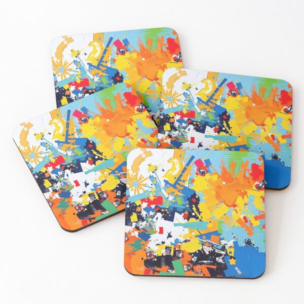 Item preview, Vibrant Modern Pop Art Print designed and sold by KAVRAO.
