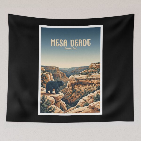 Item preview, Mesa Verde National Park Cliff Dwelling designed and sold by NeuralVibe.