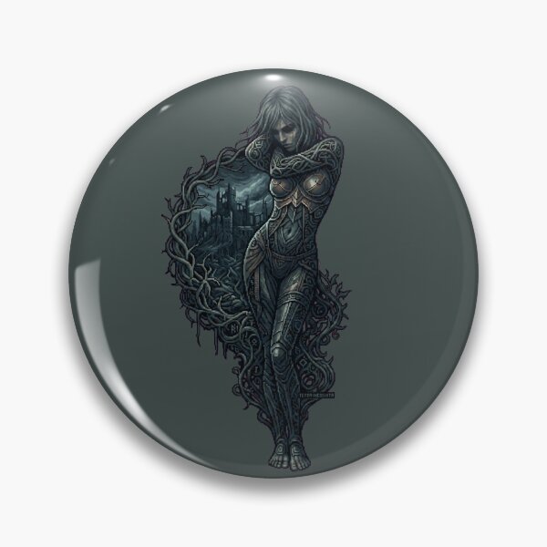 Item preview, Dark Minimalist Female Silhouette Art designed and sold by MarCinu Art.