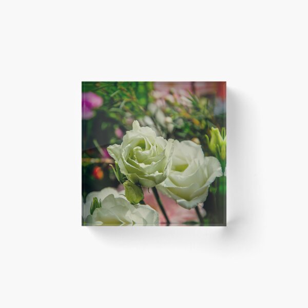 Item preview, Elegant White Lisianthus Flowers designed and sold by ShotsbyDesiree.