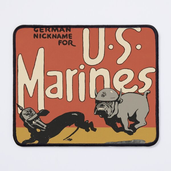 Item preview, Teufel Hunden US Marines Devil Dog Recruiting Poster 1918 designed and sold by Vintage Poster 1914-1945 Archive.