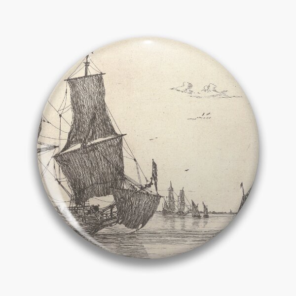Item preview, Zeeman Sailing Vessel And Rowboat | Nautical designed and sold by GammaRay.