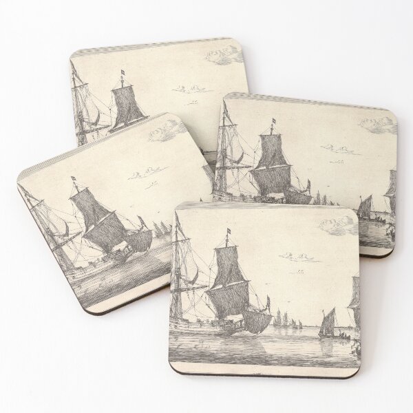 Item preview, Zeeman Sailing Vessel And Rowboat | Nautical designed and sold by GammaRay.