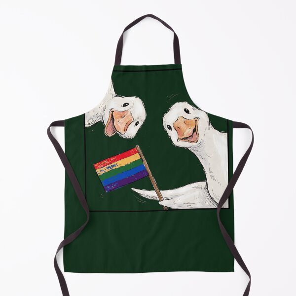 Item preview, Silly Goose Couple Rainbow Pride Flag designed and sold by TackyTime.