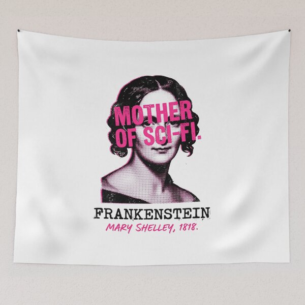 Item preview, Mother Of Sci Fi Frankenstein Mary Shelley 1818 designed and sold by Fenay Designs.