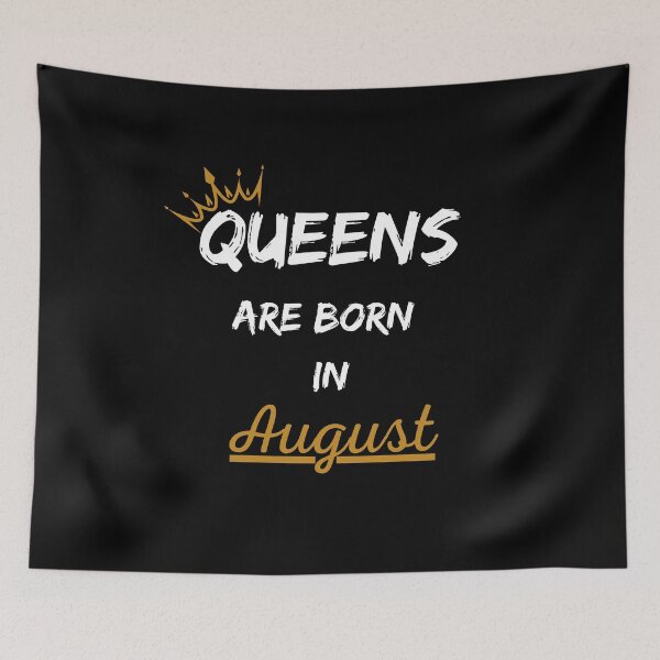 Item preview, Queens Are Born In August Birthday Gift Design designed and sold by CyfroweMysli.