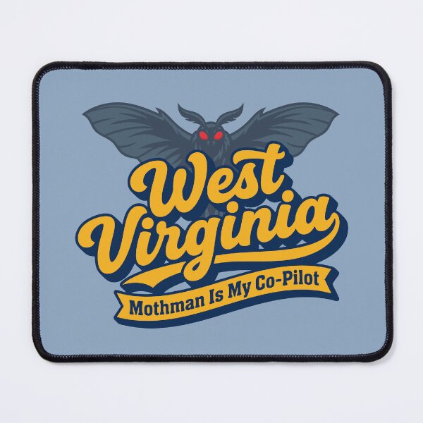 Item preview, West Virginia Mothman Is My Co-Pilot Retro Cryptid Appalachian Vector designed and sold by Cozy-Old-Pub.